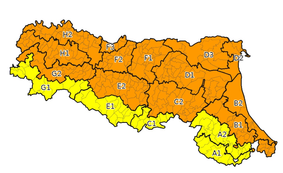 Allerta meteo 20 ottobre 2024